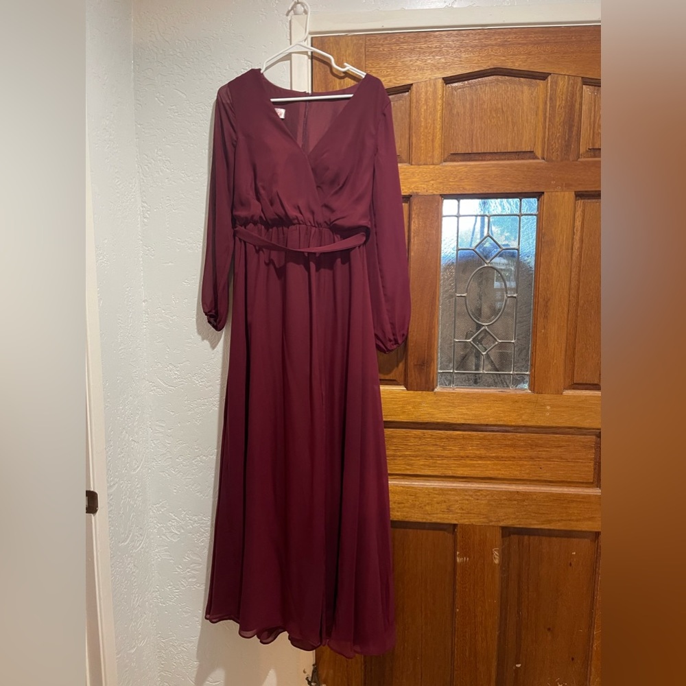 Long sleeve maxi dress